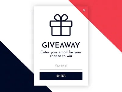 Giveaway - Daily UI #097 097 app dailyui design figma free giveaway marketing mobile ui