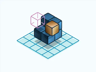 3d Illustration icon 2d 3d adobe illustrator design grain graphic design icon icon design illustration isometric line shadow ui vector