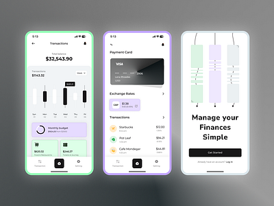 Day_06 | Banking App app design figma graphic design ui ux