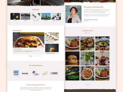 ICHEF clean ui culinary school web design figma food website graphic design ichef ui ux uxui design web design website ui