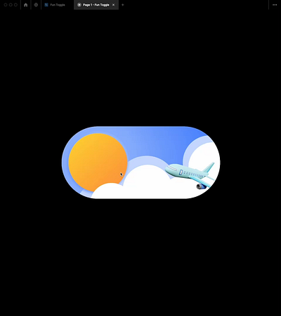Day /Night Toggle made in Figma animation design graphic design illustration toggle ui ux vector