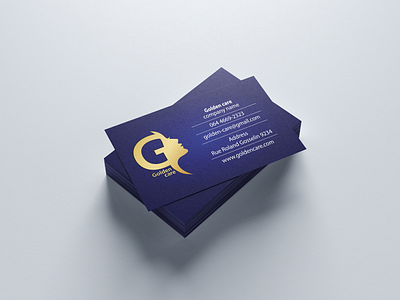 Company business card branding design graphic design