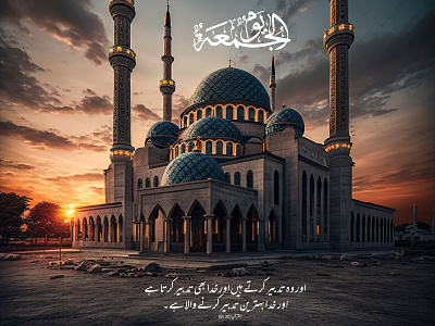 Jumah Mubarik 3d animation app branding design graphic design illustration logo ui vector