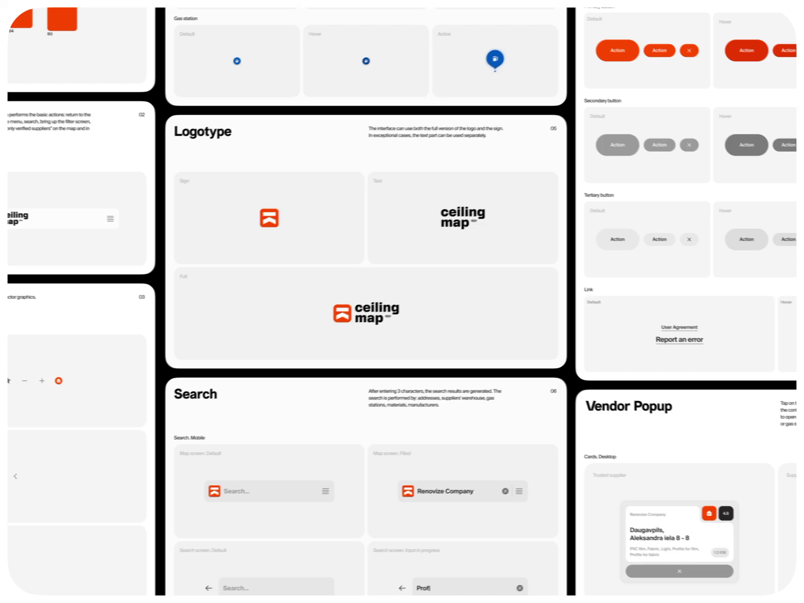 Ceiling Map by Pavel Dergachev for Redis Agency on Dribbble