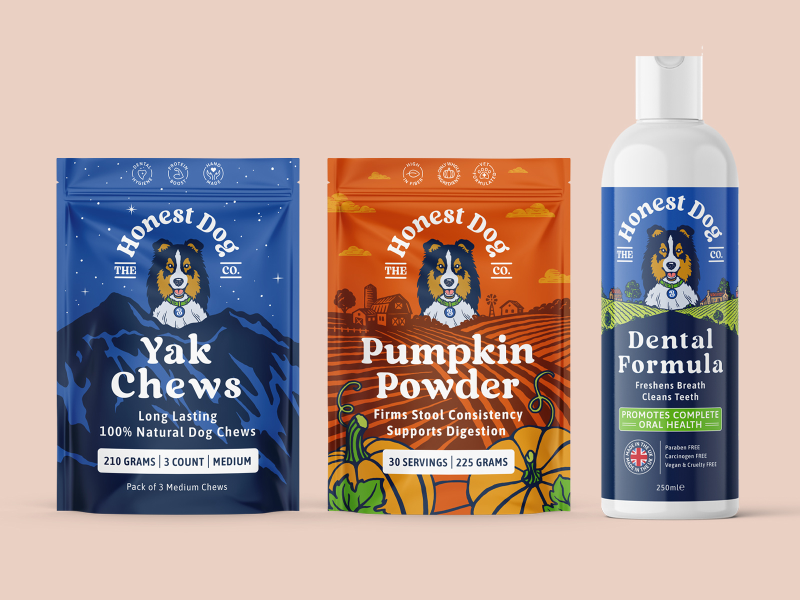 New packaging design for pet care company by Mila Katagarova on Dribbble