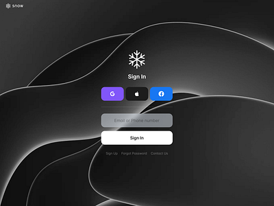 Sign In - SnowUI login sign in