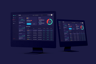 Crypto digital waller dashboard UI UX Design app ui ux crypto currency wallet crypto wallet digital wallet figma fintech dashboard prototype rafatulux ui ui ux user centered design user interface wallet web app web app ui ux wireframe