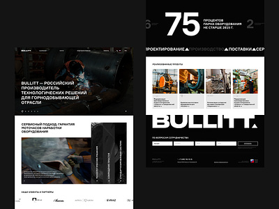 Bullitt. Identity and website branding design graphic design identity ui