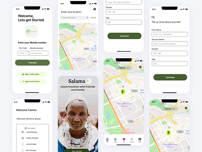 Salama Safety app dailyui design ui ux