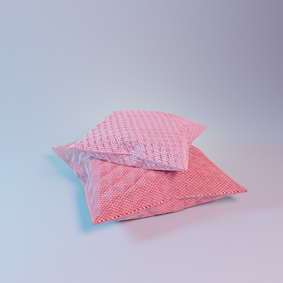 /pink pillows/ 3d blender pillows