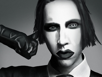 Marlyn Manson illustration