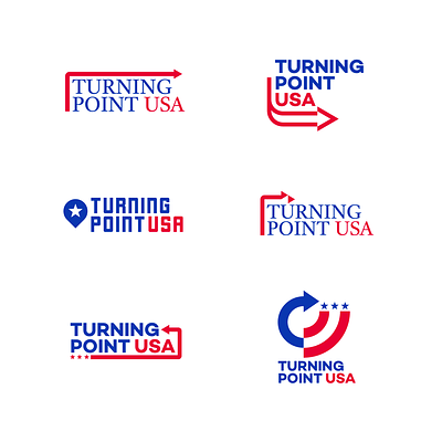 TPUSA Logo Concepts branding design graphic design logo usa