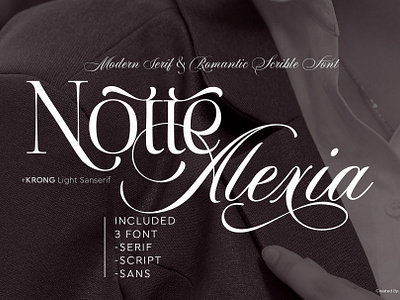 Notte Alexia app branding design display font fonts graphic design illustration illustrator lettering logo modern modern font sans serif serif font type typeface typography ui vector vintage font