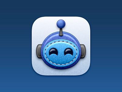 Apollo App Icon apollo app app icon fabrics felt icon icons ios madewithsketch sew stitch texture