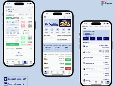 A Centralised Cryptocurrency Exchange App app background binance bitcoin cex coinbase crypto cryptocurrency dapps design illustration kraken mobile app mobile design nft product design trading app ui ui design uiux design