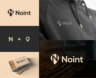 Letter N + Location Pin Logo Design branding creative design illustration lettering location logo location pin logo logotype n logo noint park logo pin logo place logo point logo restaurant logo symbol ui vector zone logo