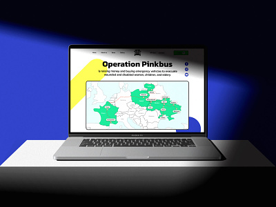 Operation PinkBus business design figma graphic design interface ui ux web web design