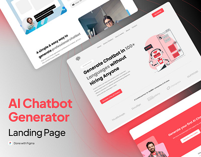 AI Chatbot Generator 3d animation branding design graphic design illustration logo ui ux vector