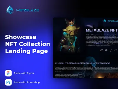 Metablaze animation branding design graphic design logo