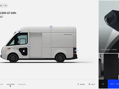 The Departure Gallery / More on Behance 3d animation app elements templates ui ux website wireframe
