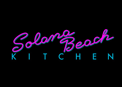 Solana Beach Kitchen beach brand branding california design food graphic design identity illustration kitchen logo restaurant solana travel ui visual