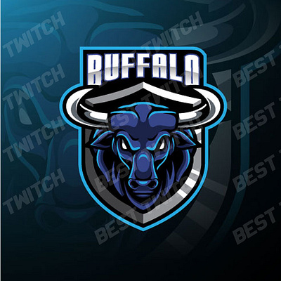 buffalo bills logo twitch youtube streamer mascot logo ! BestTwi cartoon