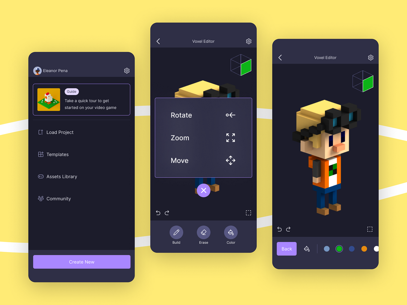 Voxel Editor by Vladimir Serjanin on Dribbble