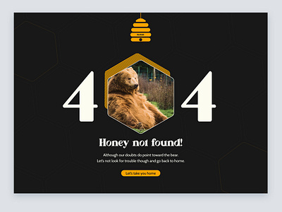 BeeSafe - Save the Bees & adopt a hive 404 animal bees climate design earth environment future graphic design hive honey motion graphics ong page404 save sustainable ui uidesign webdesign website