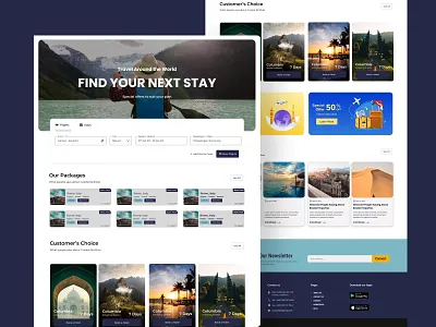 Travel Website Landing Page UI Design animation app design app ui design apps ui ux design delivery app ui graphic design landing page design landingpagedesign landingpageui travel travelappui travelsite travelsiteui ui