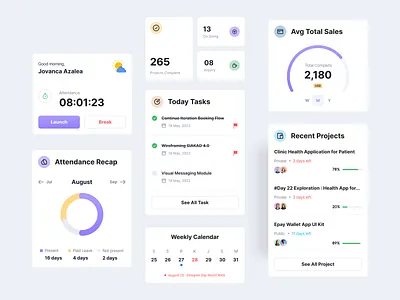 Task Management Dashboard Components UI analytics assigned user calendar view calender components dashboard design system designpicko kanban board management project overview projects status task task list task tracker tasks tracking app ui ui components