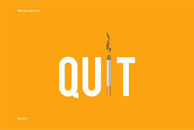 QUIT 3d animation branding graphic design logo motion graphics ui