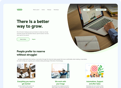 YOTO - Sketch Homepage business dailyui design graphic design high quality homepage simple ui uiux ux web web design