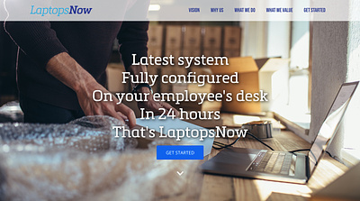 Laptops Now Website Design graphic design marketing communications website design