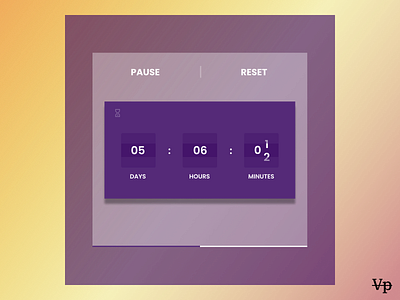 Countdown Timer app dailyui design figma ui ux uxdesign
