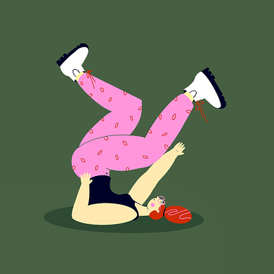 Yoga looks different on everyone character color design doodle illustration illustrator pattern procreate texture vector woman yoga