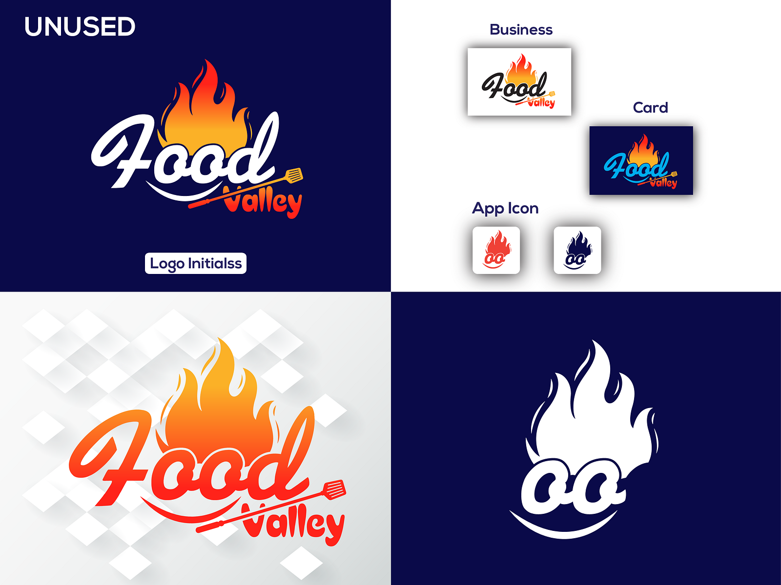Food Valley Logo Design, Restaurant logo (Unused ) by LogooWeb on