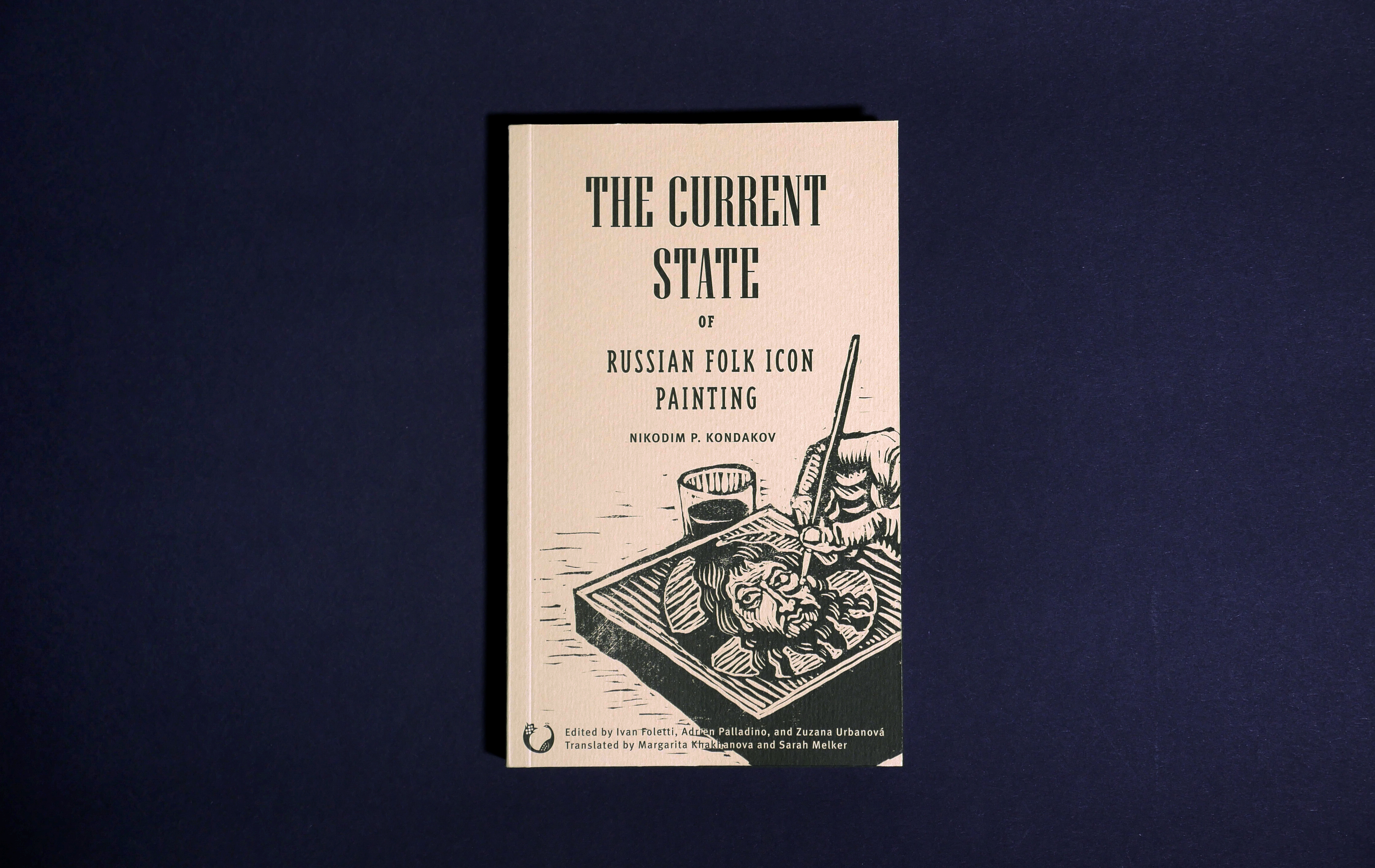 Design and typeset: The Current State of Folk Icon Painting book graphic design illustration typesetting typography