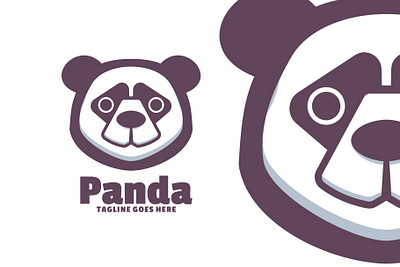 Panda animal branding cute mascot design graphic design illustration logo ui vector