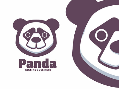 Panda animal branding cute mascot design graphic design illustration logo ui vector