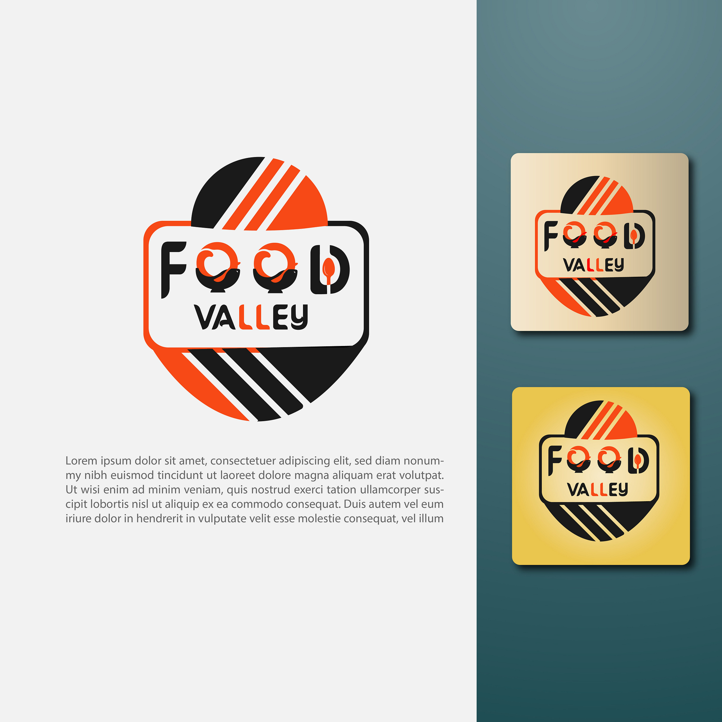 Food Valley Logo Design by parvin shultana on Dribbble