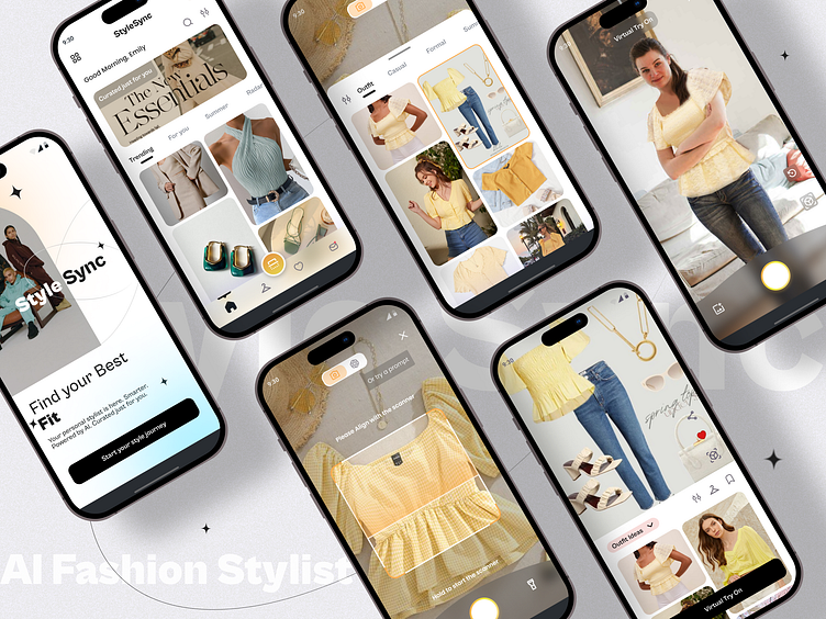 AI Fashion Stylist UI Concept by Arya Ashok on Dribbble