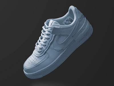 Nike AIR Force 1 '07 3d adobeaftereffects animation branding motion graphics motiongraphics ui