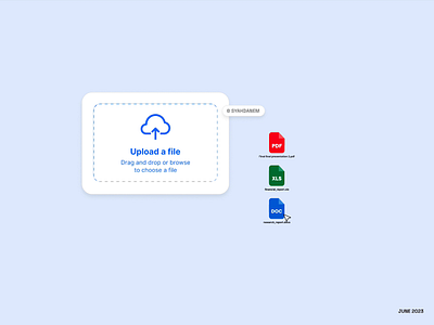 Upload File - Interaction animation app branding design motion graphics syahdan ui user interface ux visual design