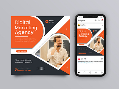 Banner | Social Media | Social Media Post | Ads | Advertising agency banner branding business company conference corporate creative design digital marketing graphic design modern office poster promotional social media banner social media design social media post square banner square flyer