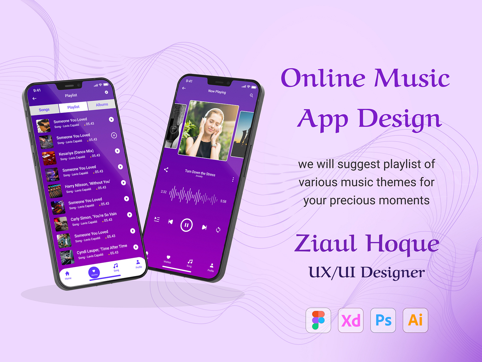Music Player Apps Design by Ziaul Hoque on Dribbble