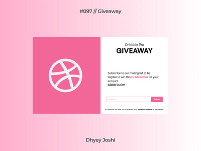 Day 097 - Giveaway 097 100daysofui branding challenges community dailyui design figma giveaway illustration logo mobile ui ux website