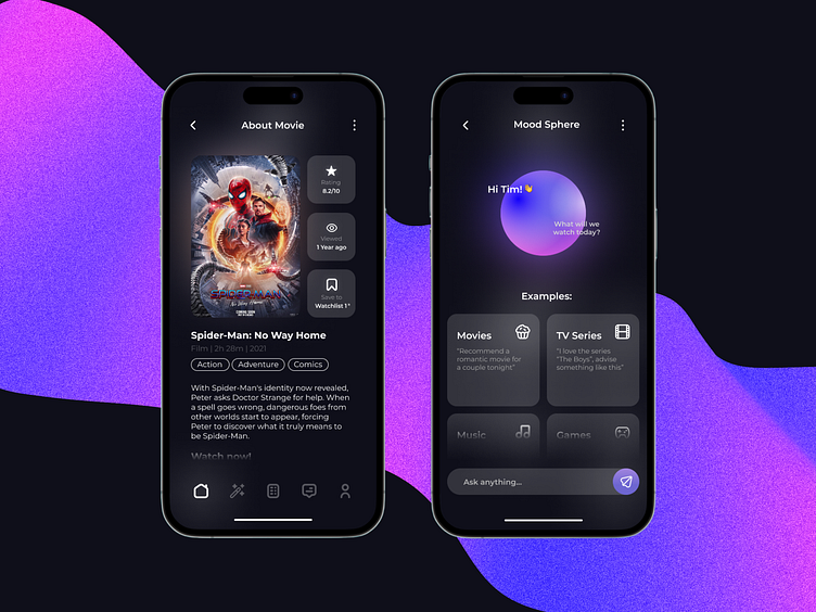 MOOD+ Mobile App Design by Tymofii Salata on Dribbble