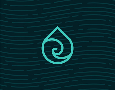 Aqua Wave brand identity branding design graphic design logo logo design ocean logo sea logo visual identity water logo wave logo