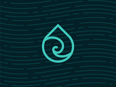 Aqua Wave brand identity branding design graphic design logo logo design ocean logo sea logo visual identity water logo wave logo