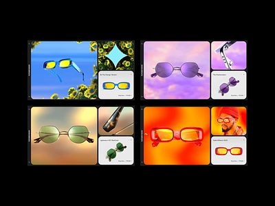 Future Mood – Design exploration aftereffect animation branding design digital fashion figma glasses homepage menu ui ux website